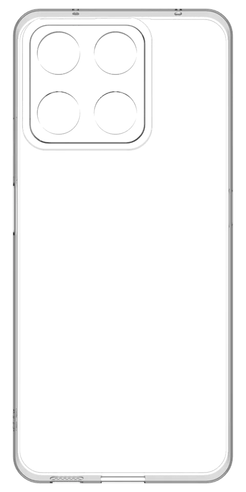 Прозрачный для Honor X7d 5G